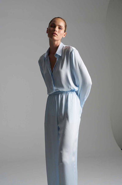 Mela Purdie - Soft Shirt in Mirror Satin