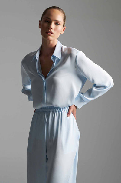 Mela Purdie - Soft Shirt in Mirror Satin