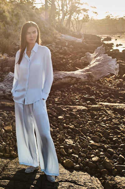Mela Purdie - Soft Shirt in Mirror Satin