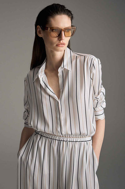 Mela Purdie - Soft Shirt in Ruban Stripe