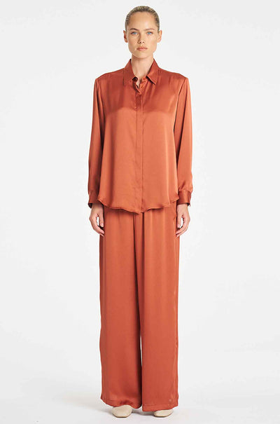 Mela Purdie - Soft Shirt in Mirror Satin