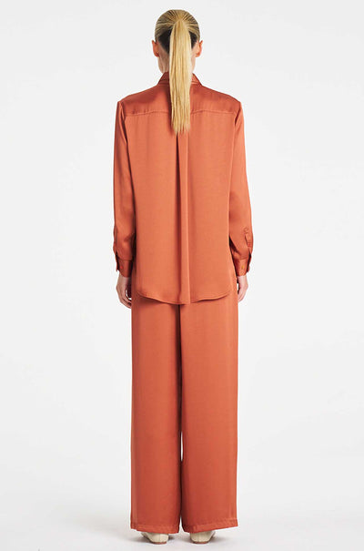 Mela Purdie - Soft Shirt in Mirror Satin