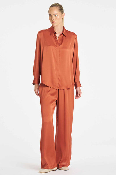 Mela Purdie - Soft Shirt in Mirror Satin