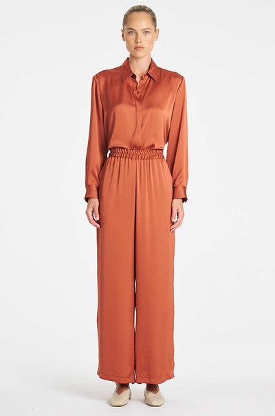 Mela Purdie - Soft Shirt in Mirror Satin