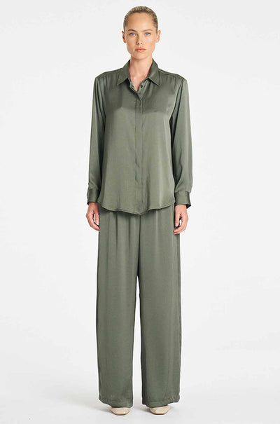 Mela Purdie - Maxi Pace Pant in Mirror Satin