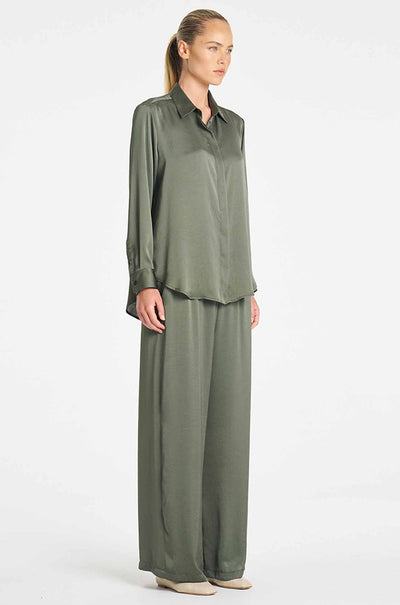 Mela Purdie - Soft Shirt in Mirror Satin