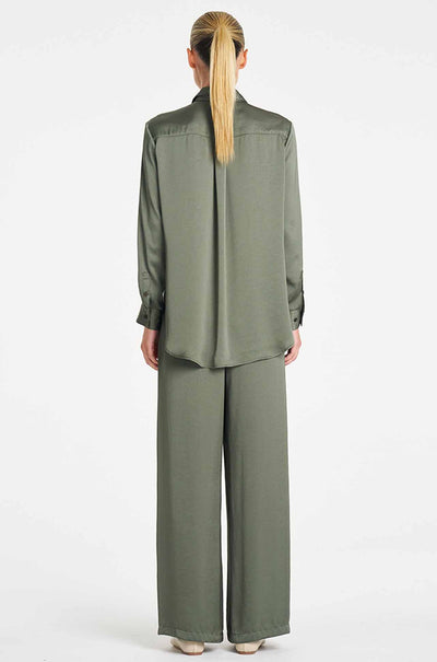 Mela Purdie - Maxi Pace Pant in Mirror Satin