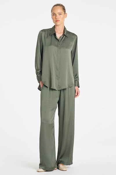 Mela Purdie - Maxi Pace Pant in Mirror Satin