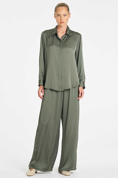 Mela Purdie - Maxi Pace Pant in Mirror Satin