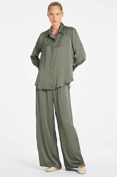 Mela Purdie - Maxi Pace Pant in Mirror Satin