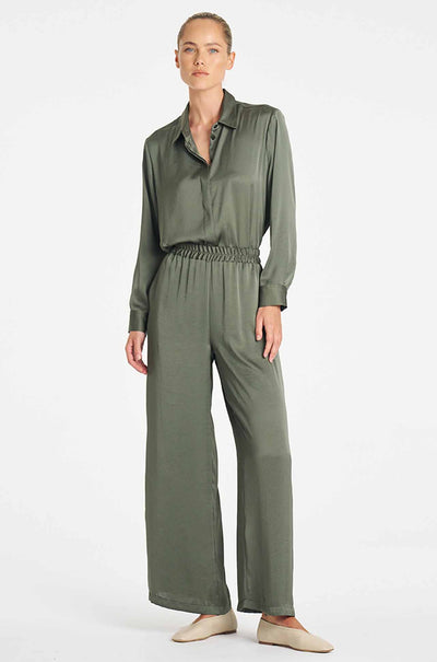 Mela Purdie - Maxi Pace Pant in Mirror Satin