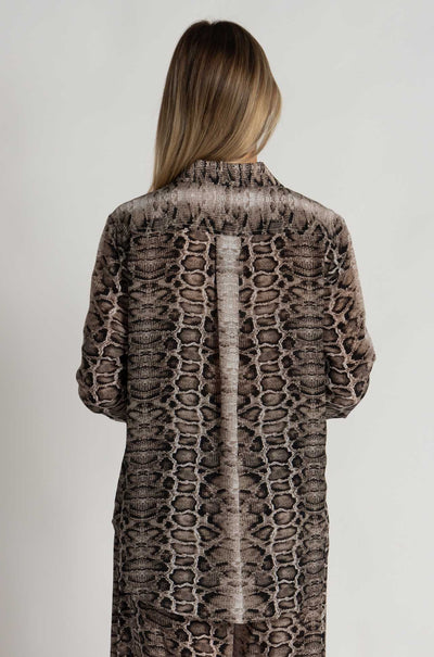 Mela Purdie - Soft Shirt in Safari Python