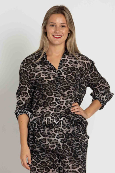 Mela Purdie - Soft Shirt in Savoy Animal Silk