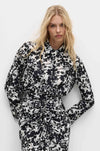 Mela Purdie - Soft Shirt in Tuberose Print Charmeuse