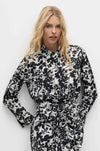 Mela Purdie - Soft Shirt in Tuberose Print Charmeuse