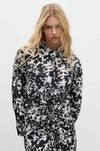 Mela Purdie - Soft Shirt in Tuberose Print Charmeuse