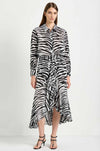 Mela Purdie - Soft Shirt in Cats-Eye Print Silk