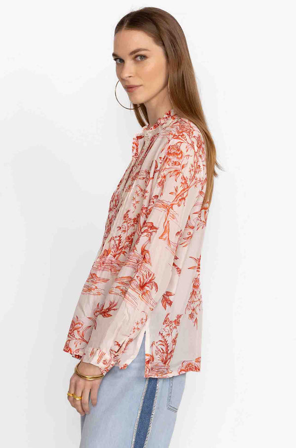 Johnny Was - Spring Fire Malia Blouse - Zambezee