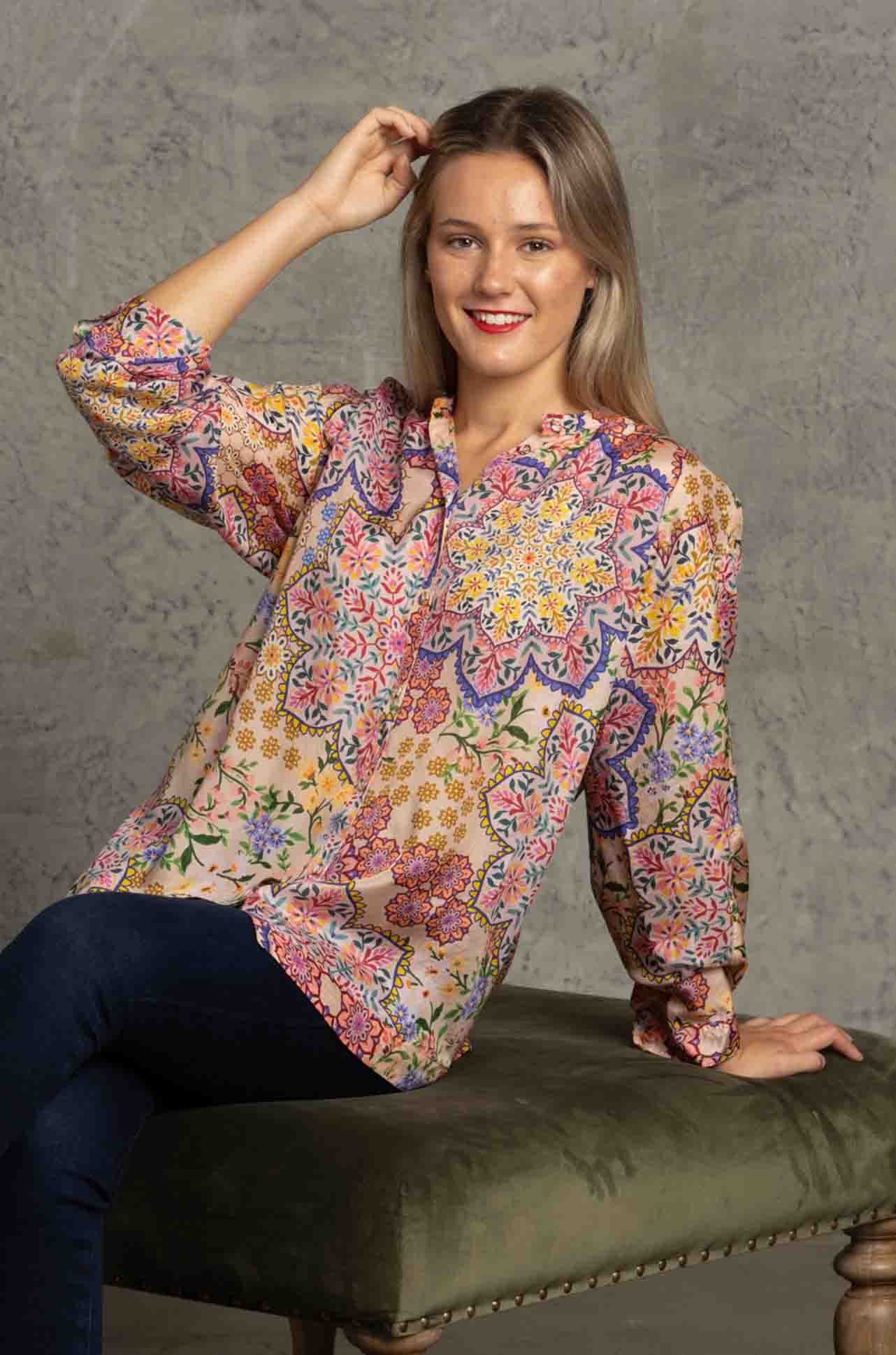 Johnny Was - Spring Kalani Blouse - Zambezee