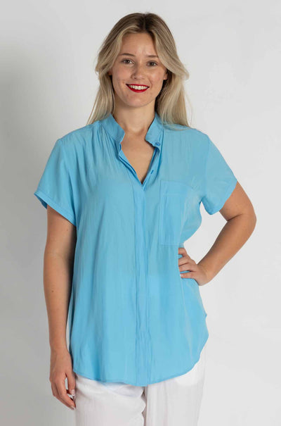 Mela Purdie - Stand Shirt in Capri