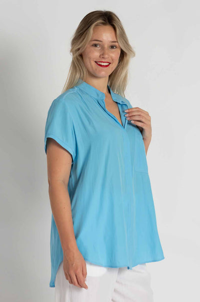 Mela Purdie - Stand Shirt in Capri
