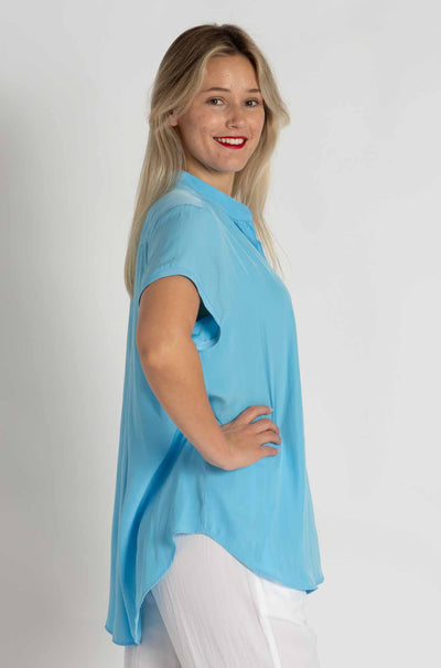 Mela Purdie - Stand Shirt in Capri