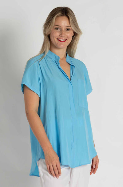 Mela Purdie - Stand Shirt in Capri