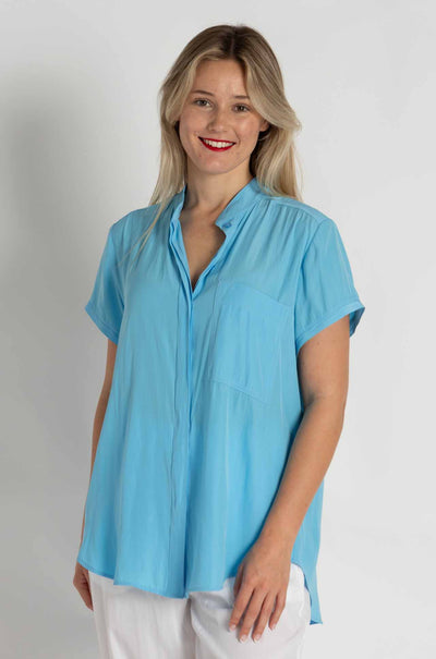 Mela Purdie - Stand Shirt in Capri