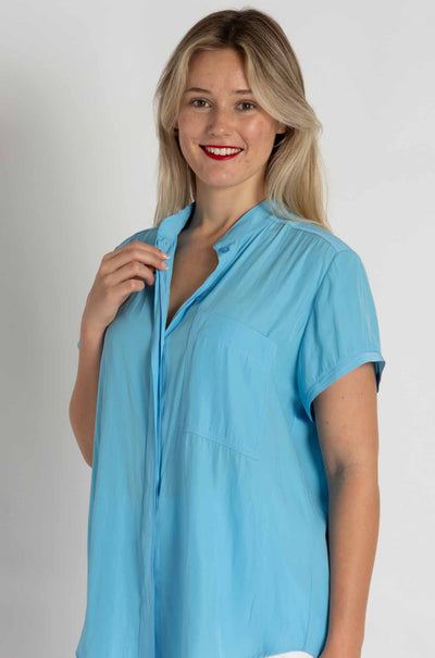 Mela Purdie - Stand Shirt in Capri