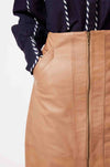 Once Was - Stella Leather Skirt