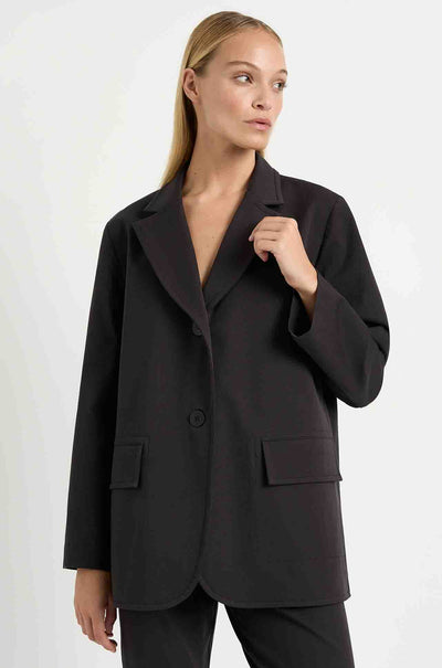 Mela Purdie - Stretch Blazer in Two Way Stretch