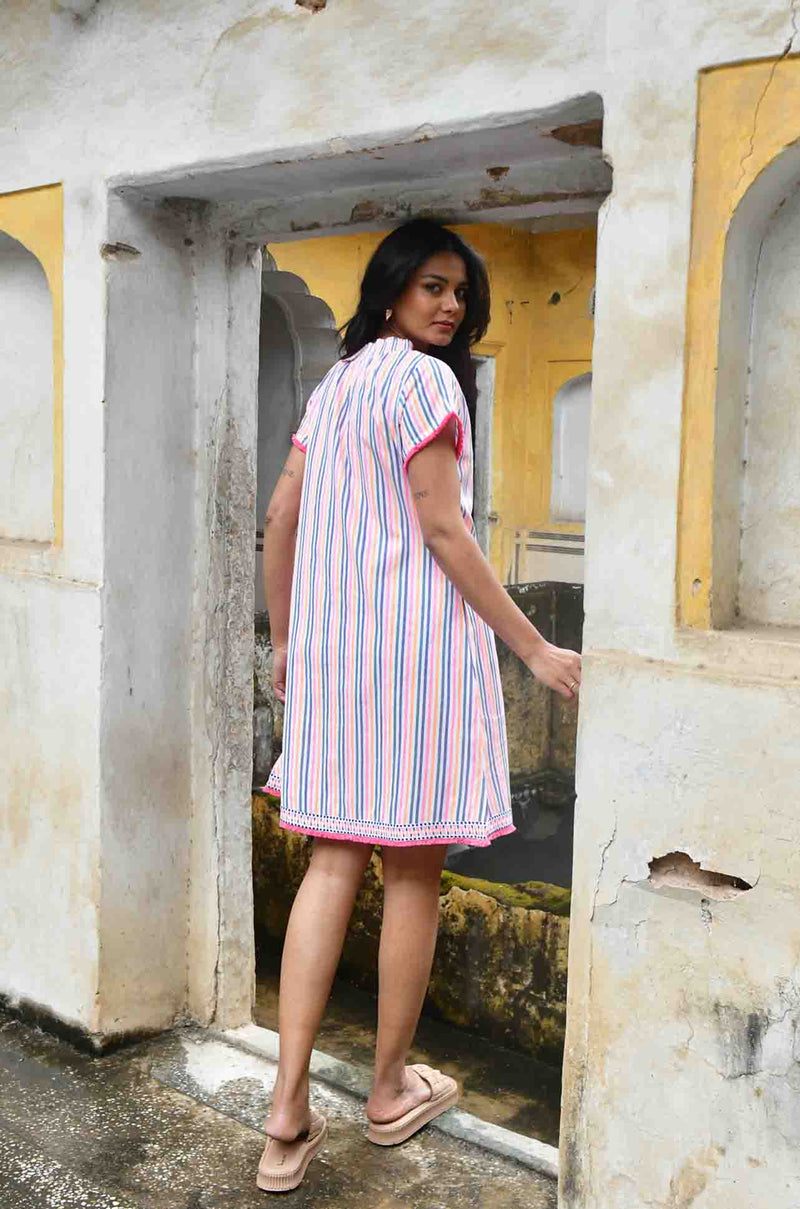 Azure and Indigo - Day Dress