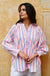 Azure and Indigo - Sunset Oversized Shirt