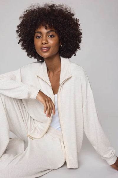 Splendid - Supersoft Trim Zip Up