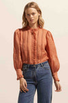 zoe kratzmann - swoon top in apricot