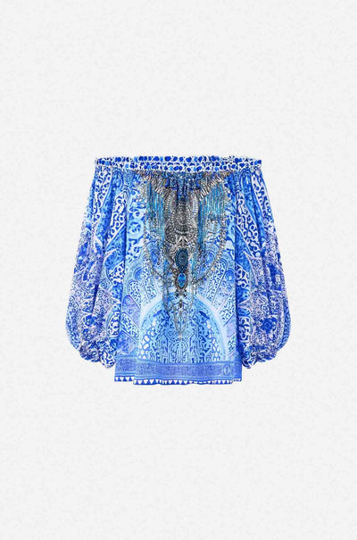 Camilla - The Bosphorous Frill Off Shoulder Top