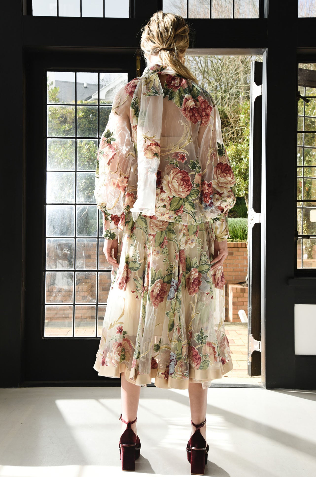 Trelise Cooper - Corsage Of Flowers Flare Play Skirt