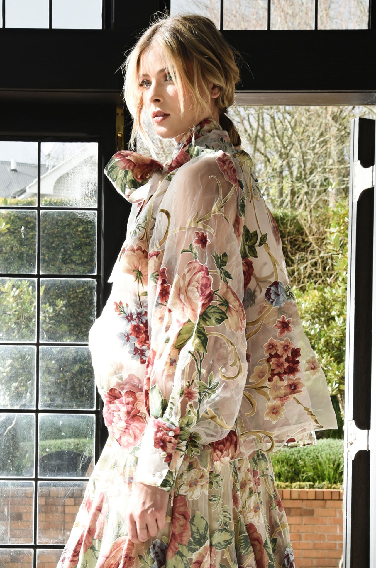 Trelise Cooper - Corsage Of Flowers On A Sheer Day Top