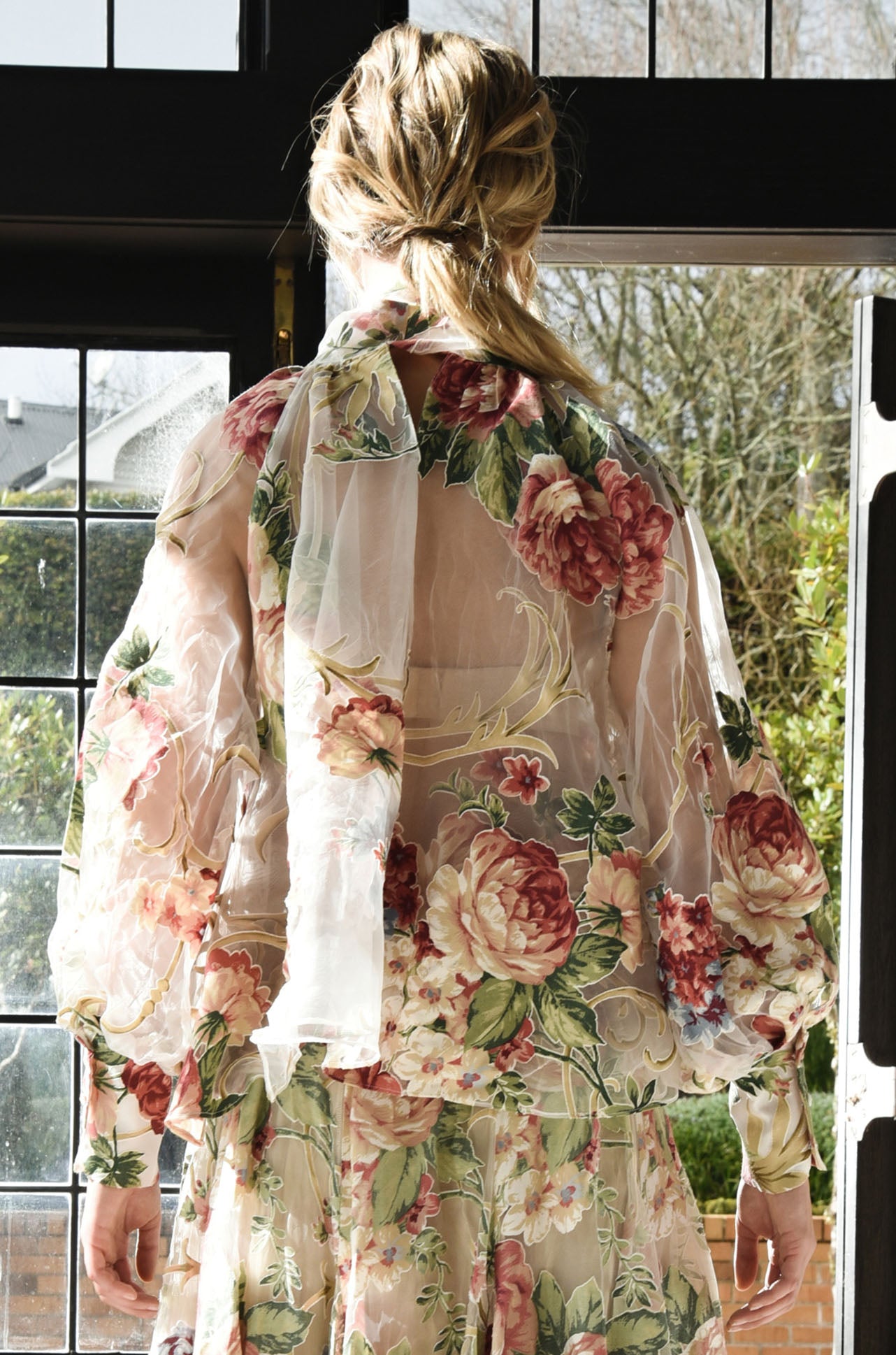 Trelise Cooper - Corsage Of Flowers On A Sheer Day Top