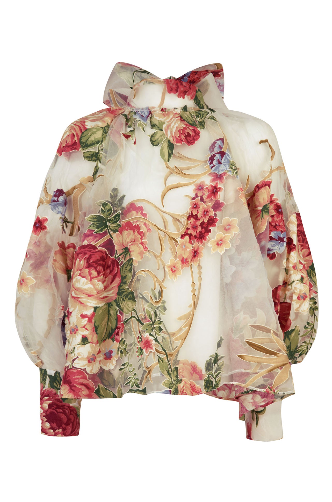 Trelise Cooper - Corsage Of Flowers On A Sheer Day Top