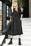 Trelise Cooper - Cotton Drawer String Me Along Dress in Black