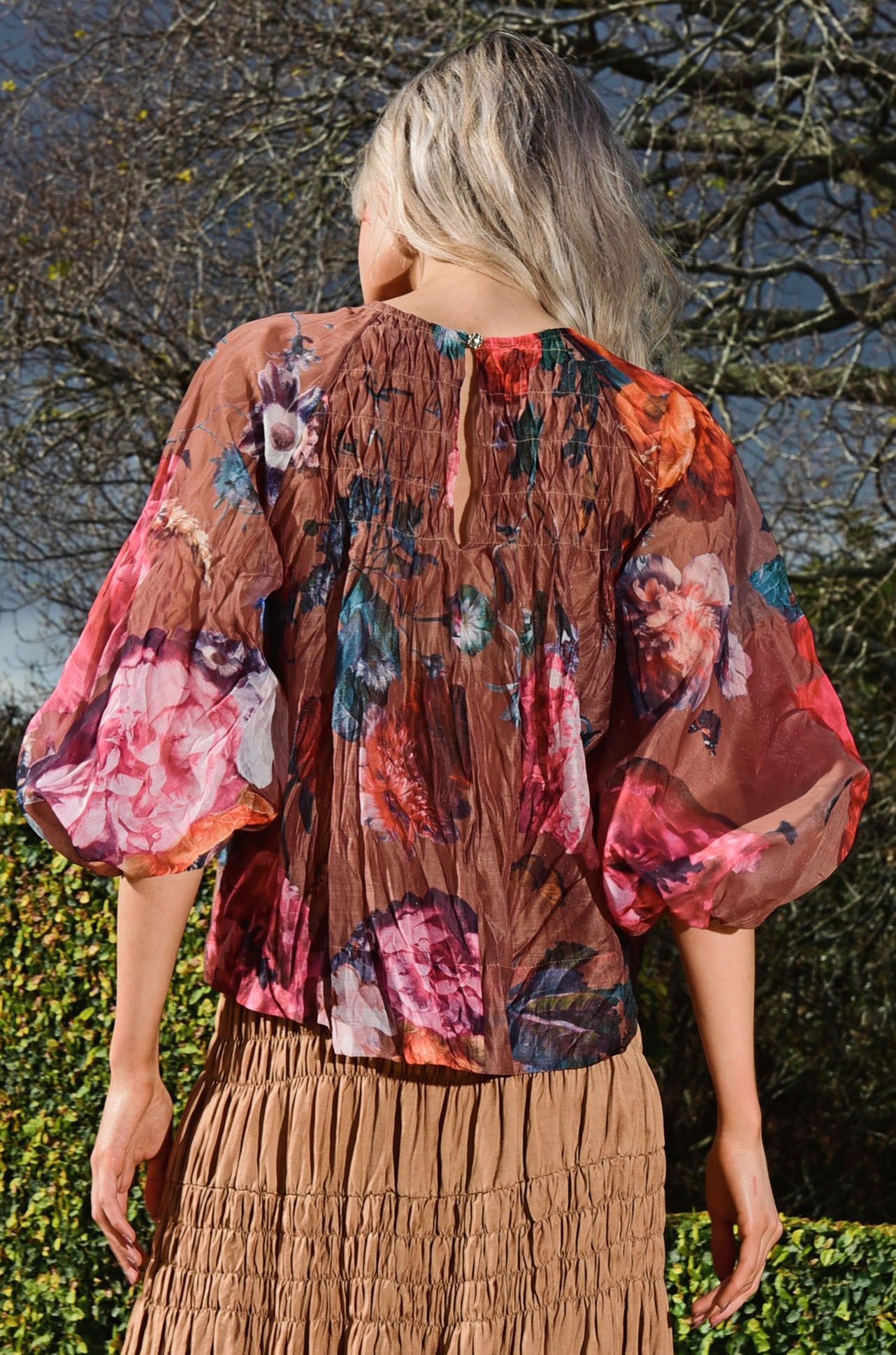Trelise Cooper - Forest Floral Smock Stories Top