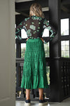 Trelise Cooper - Twill Standing Scrunchie Bar Skirt in Green