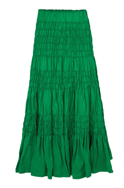 Trelise Cooper - Twill Standing Scrunchie Bar Skirt in Green