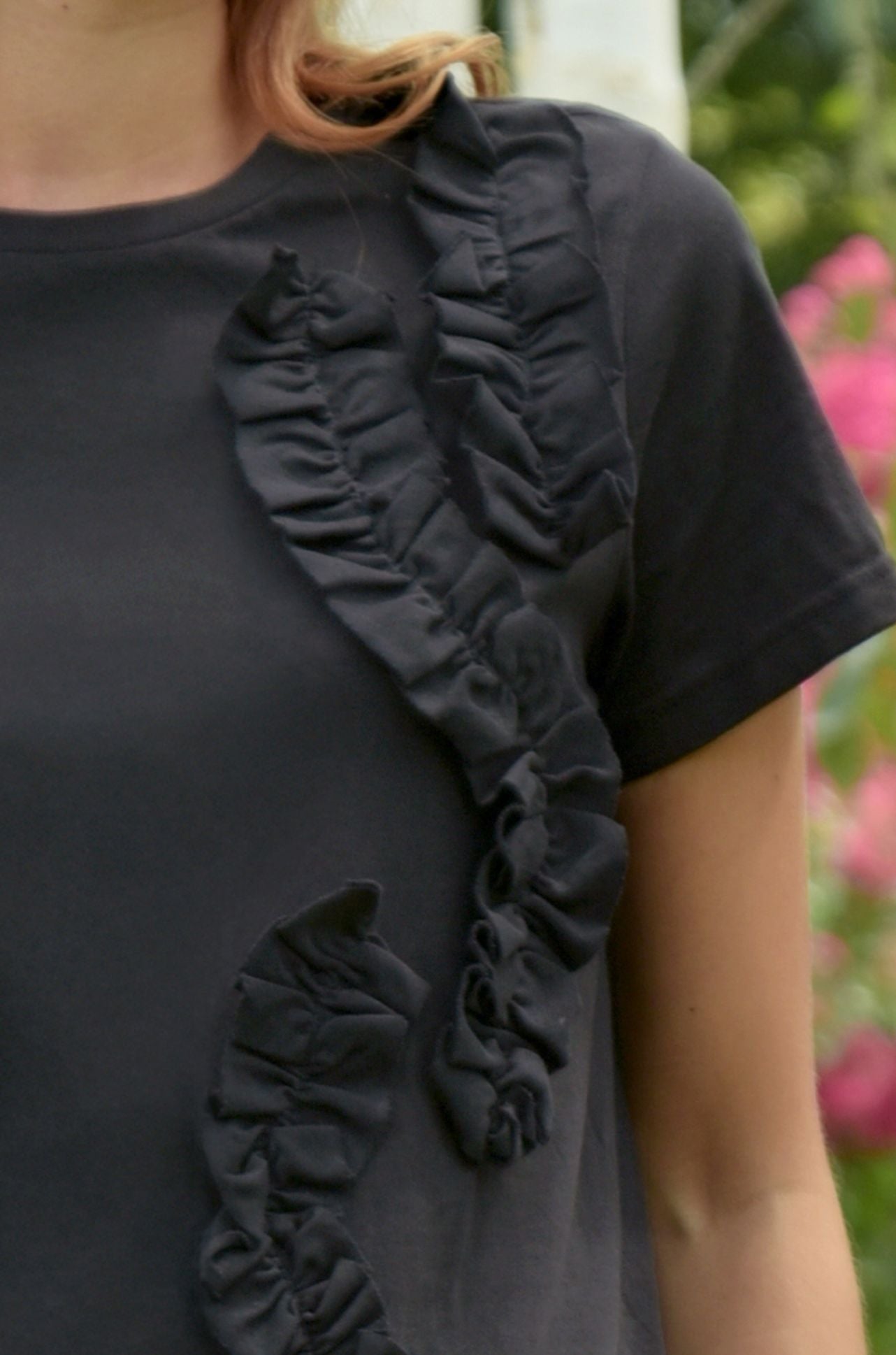 Trelise Cooper - Cottons Up Squiggle Top T-Shirt in Black