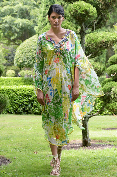 Trelise Cooper - Good Luck Palm Runaway Train Kaftan