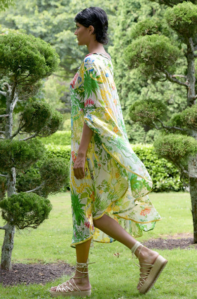 Trelise Cooper - Good Luck Palm Runaway Train Kaftan