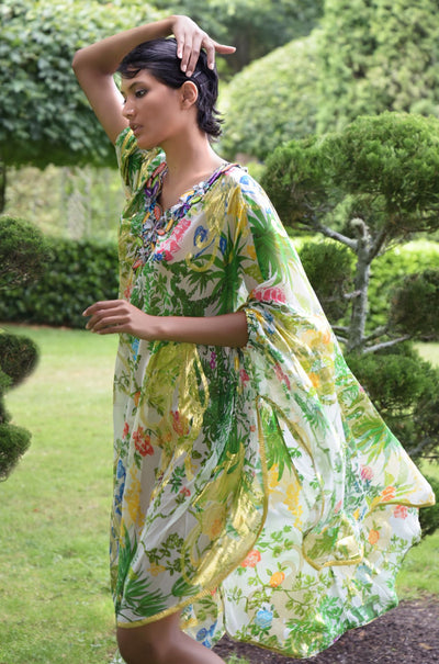 Trelise Cooper - Good Luck Palm Runaway Train Kaftan
