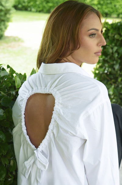 Trelise Cooper - Poplin Mad Ive Got Your Back Shirt in White