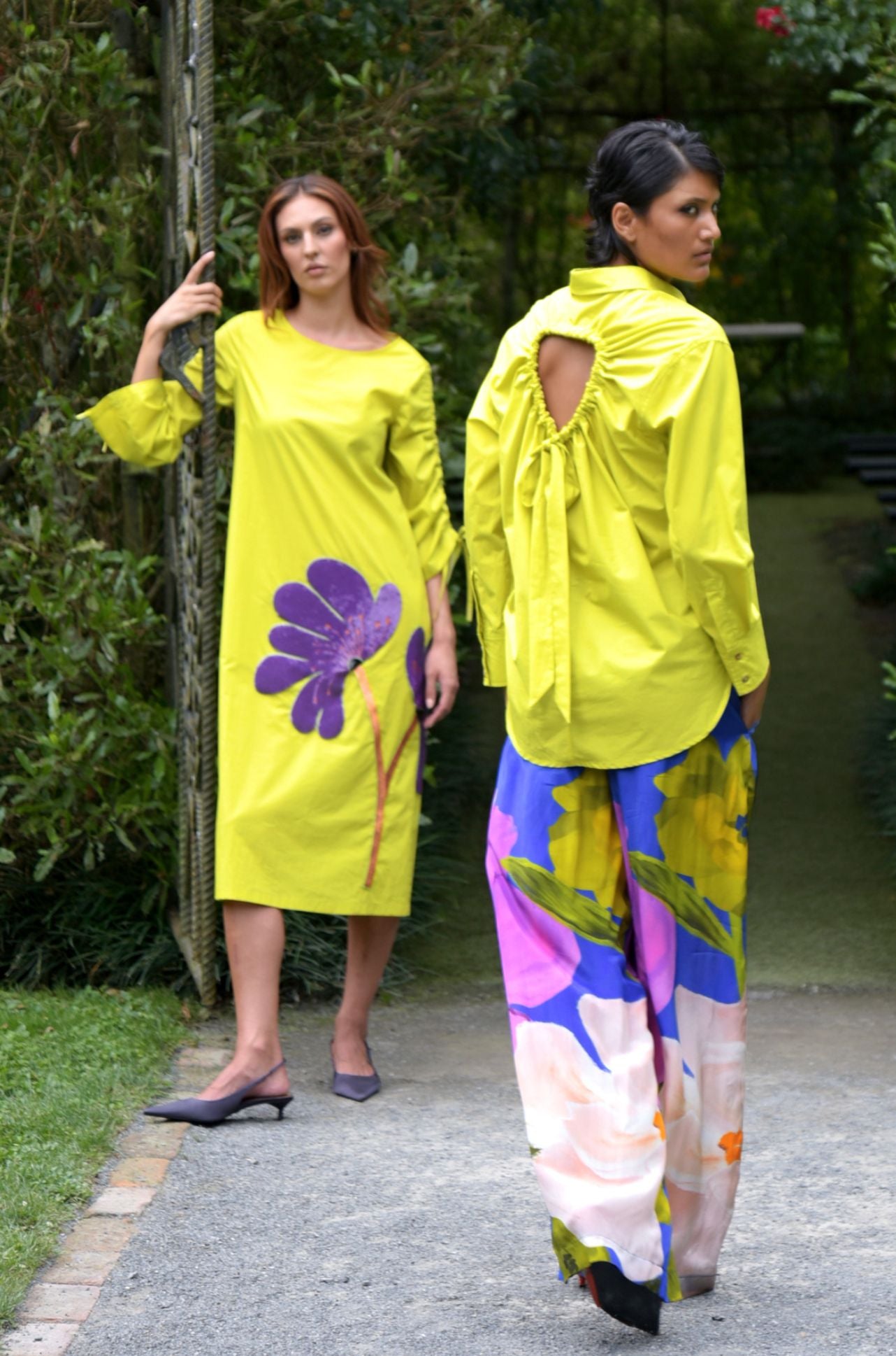 Trelise Cooper - Poplin Mad Ive Got Your Back Shirt in Zest